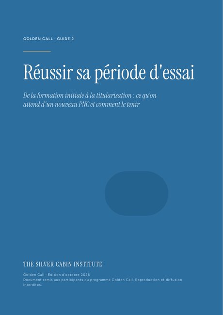 Couverture et page intérieure du guide « Réussir sa période d'essai »